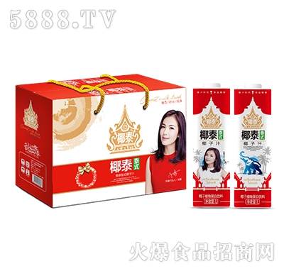 椰泰椰汁喜慶裝1Lx10（生榨版）