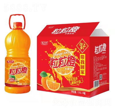 海之吟粒粒橙果汁飲料2.5L×6瓶