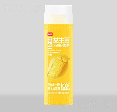 艾爾牧益生菌芒果發(fā)酵果汁380ml