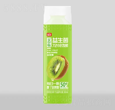 艾爾牧益生菌奇異果發(fā)酵果汁380ml