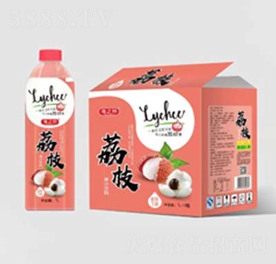 海之吟荔枝果汁飲料1L×6瓶