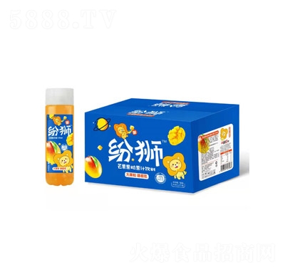 紛獅芒果果粒果汁飲料410ml×15瓶