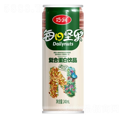 巧潤每日堅果復合蛋白飲品240ml