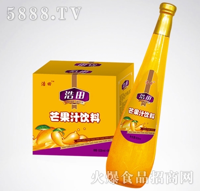 828mlx8瓶浩田芒果汁