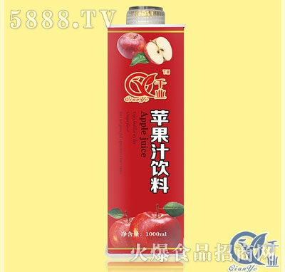 甘之泉蘋(píng)果汁飲料1000ml