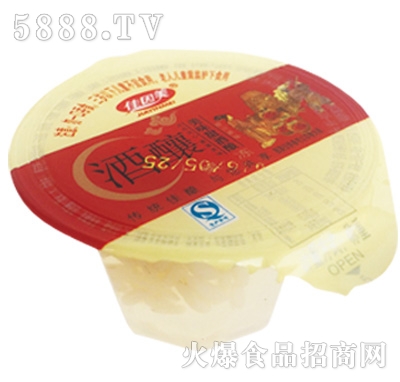 佳因美酒釀果凍紅色