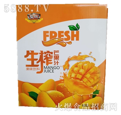 型動生榨芒果果汁飲料1.5Lx6瓶