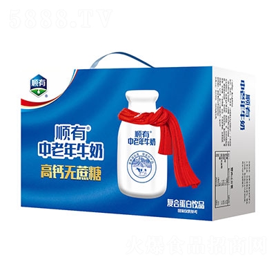 順有中老年牛奶復(fù)合蛋白飲品