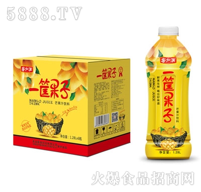 客加滿一筐果子芒果汁飲料1.28LX6