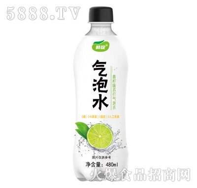 鮮綻青檸味蘇打氣泡水480ml