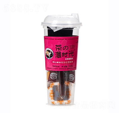 茶の漫時光燒仙草味花生紅豆奶茶220g