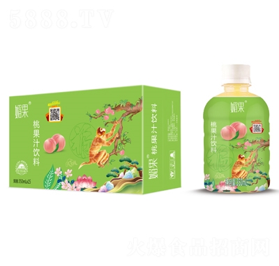 媚果桃果汁飲料350ml×15