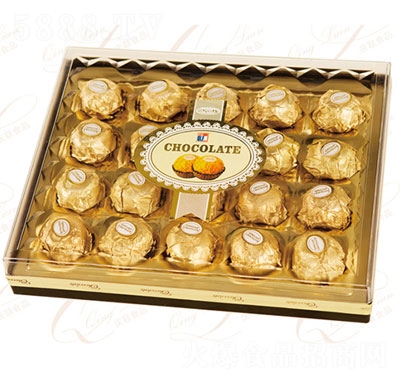 慶聯(lián)鉆石方形巧克力20粒禮盒裝