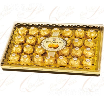 慶聯(lián)鉆石方形巧克力28粒禮盒裝