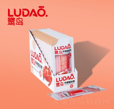 鷺島1元手撕蟹味棒香辣味盒裝海味趣食代網(wǎng)紅零食品