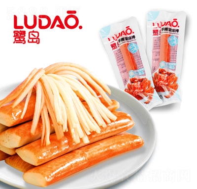 鷺島1元手撕蟹味棒原味散裝海味零食小吃休閑網(wǎng)紅食品小包裝