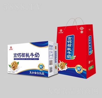 吉慶同福高鈣核桃牛奶