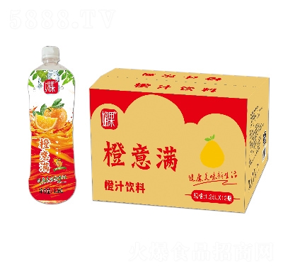媚果果汁飲料橙汁1.25L×12