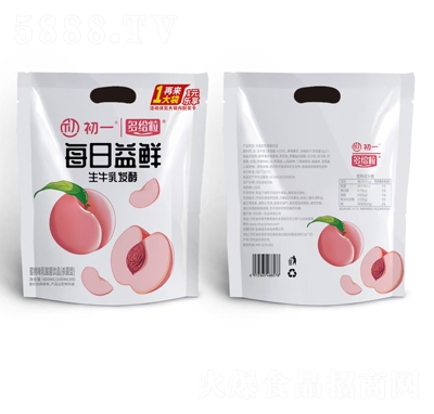 初一&多給粒每日益鮮蜜桃味乳酸菌飲品100mlX8