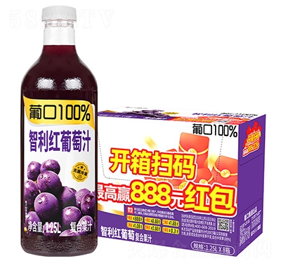 �Ͽ�100%�����t����֭1.25Lx8ƿ