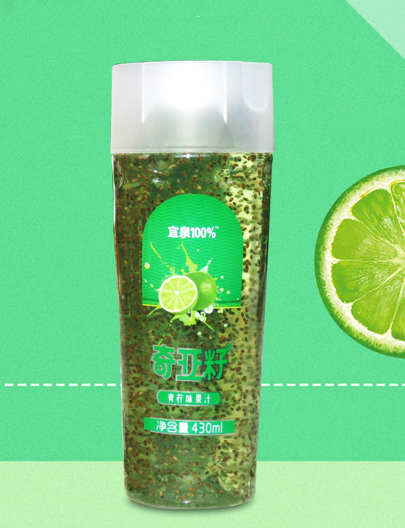 宜泉奇亞籽青檸味果汁430ml 宜泉奇亞籽青檸味果汁430ml